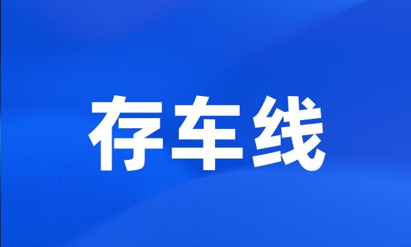 存车线