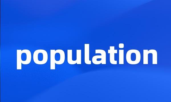 population