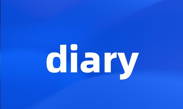 diary