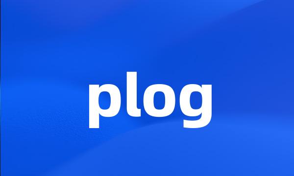 plog