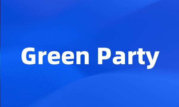 Green Party