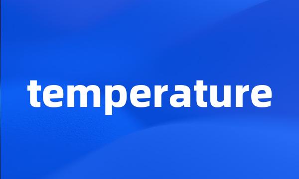 temperature