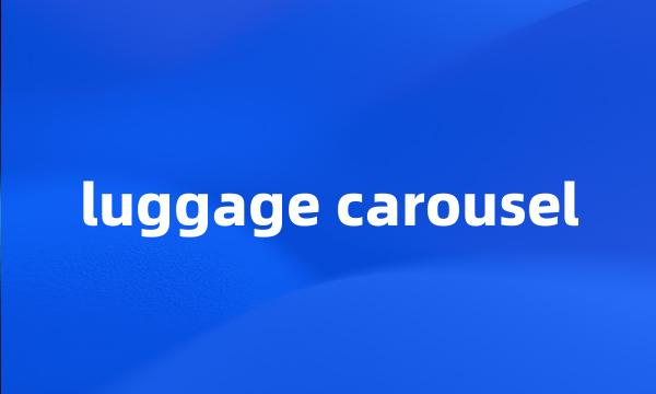 luggage carousel