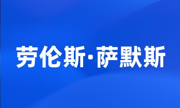 劳伦斯·萨默斯