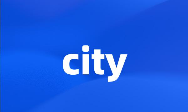 city