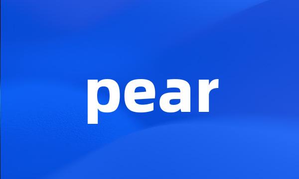 pear