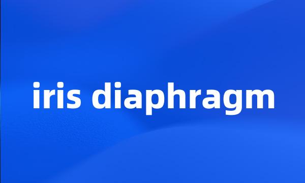 iris diaphragm