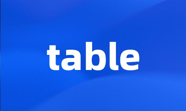 table