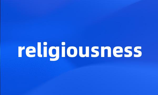 religiousness