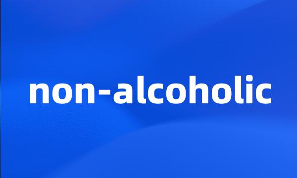 non-alcoholic