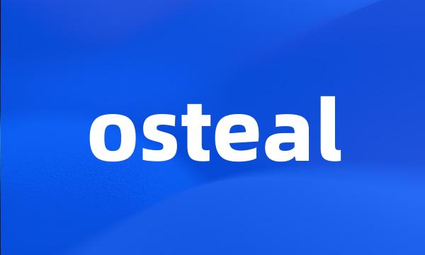 osteal
