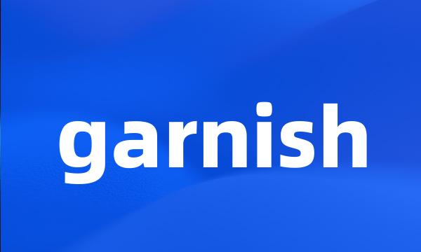 garnish