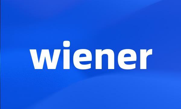 wiener