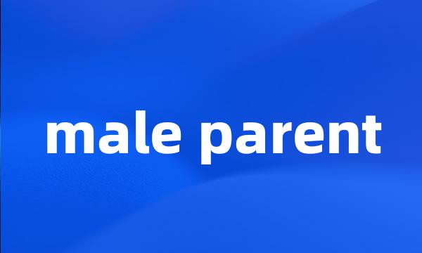 male parent