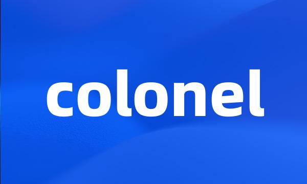 colonel