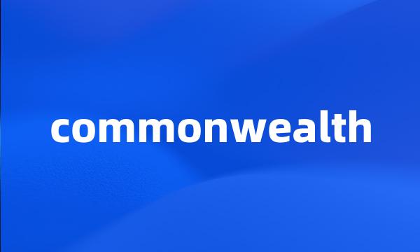 commonwealth