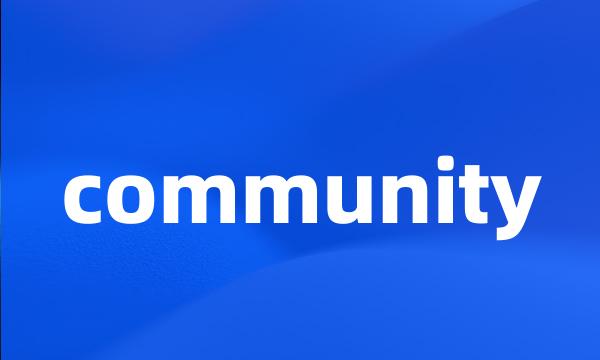 community