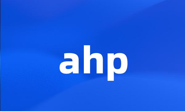 ahp