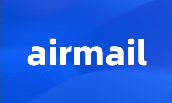 airmail