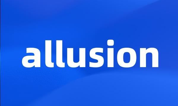 allusion