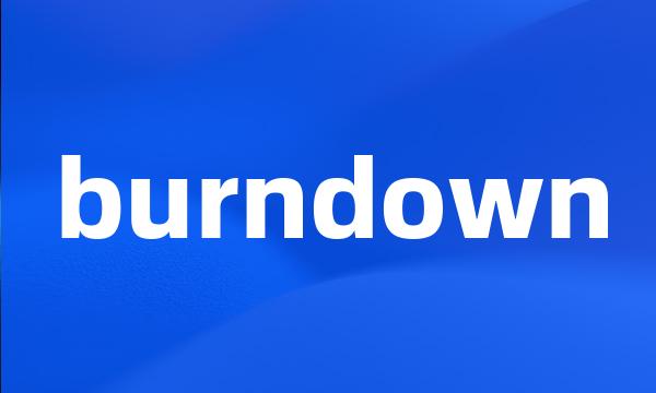 burndown