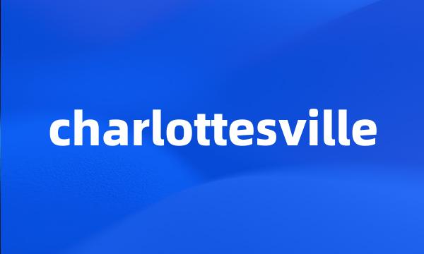 charlottesville