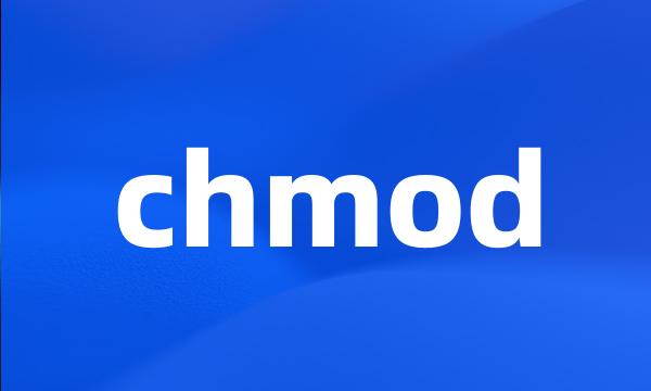 chmod