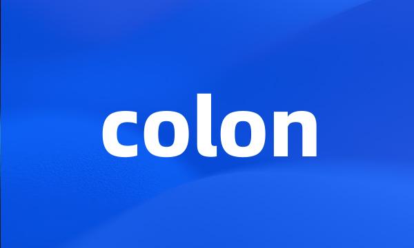 colon