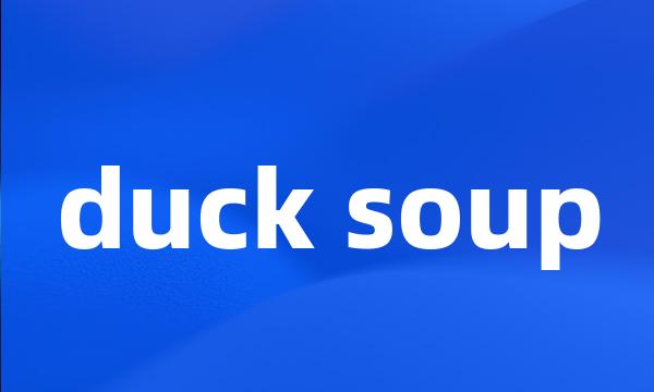 duck soup