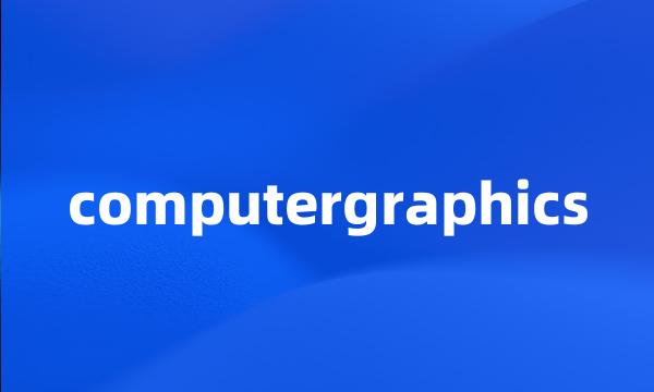 computergraphics