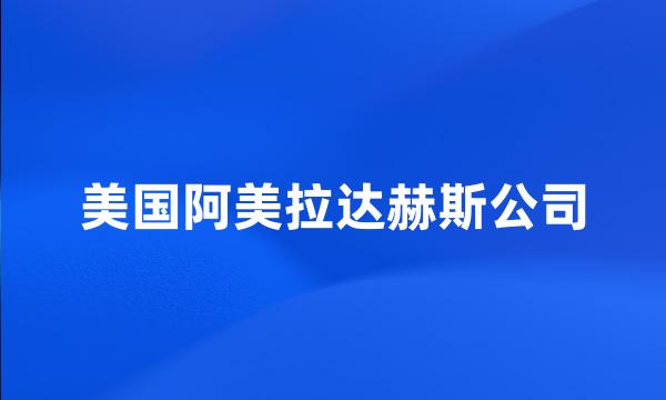 美国阿美拉达赫斯公司