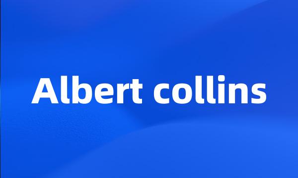 Albert collins