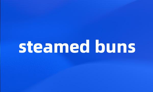 steamed buns