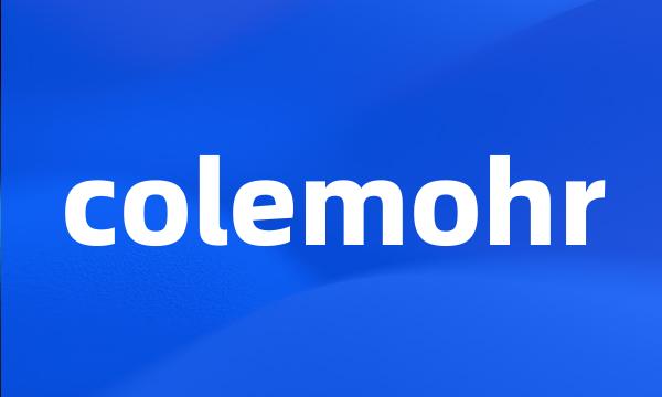 colemohr