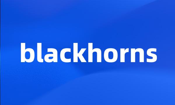 blackhorns