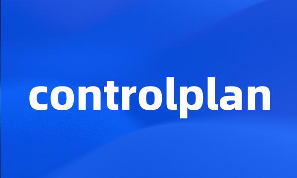 controlplan