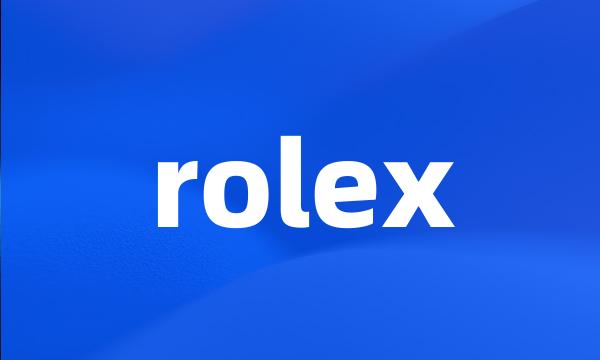 rolex