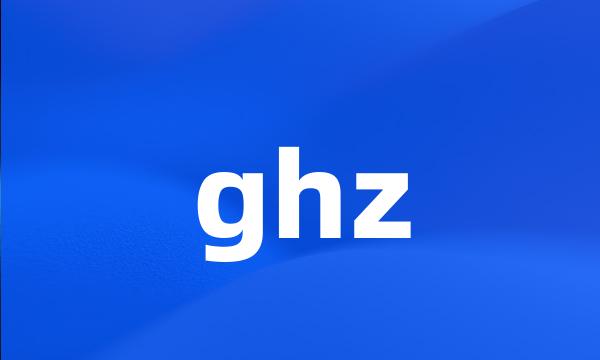 ghz