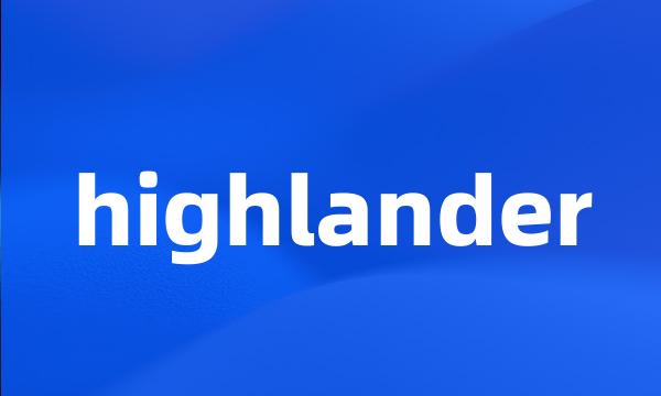 highlander