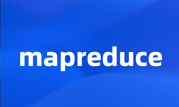 mapreduce