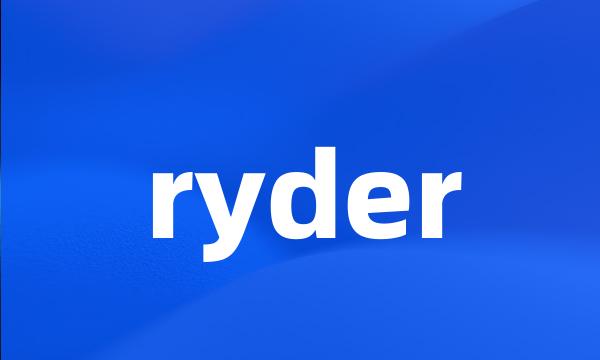 ryder