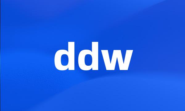 ddw