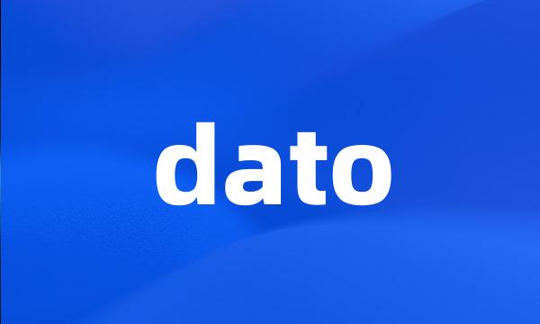 dato