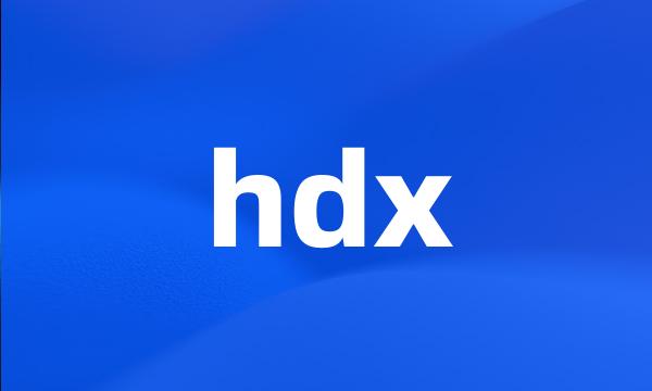 hdx