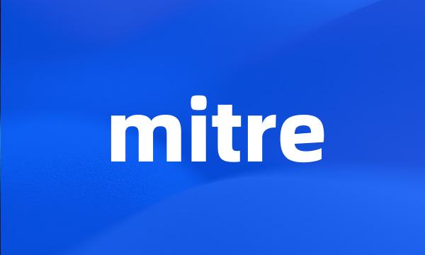 mitre