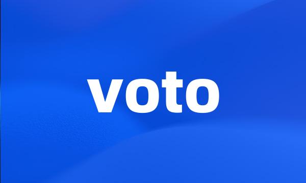 voto