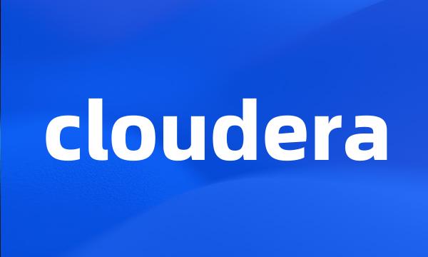 cloudera