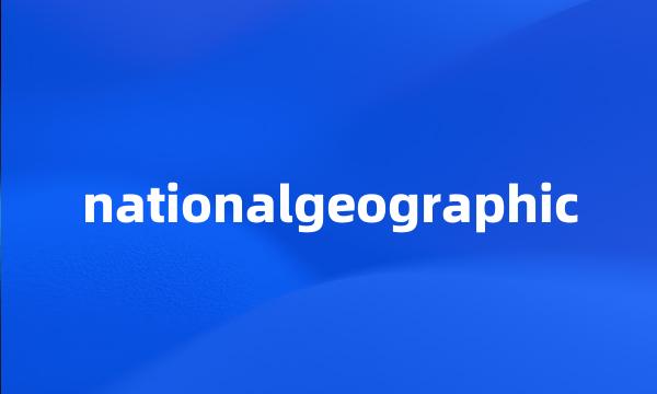 nationalgeographic