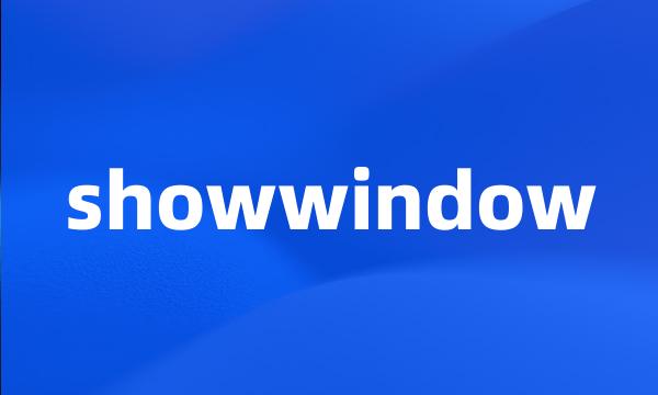 showwindow