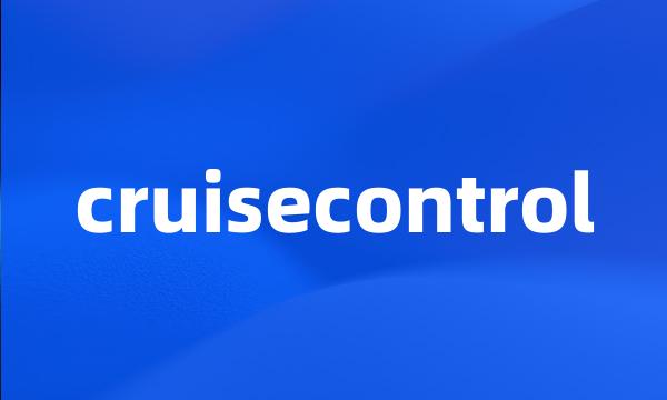 cruisecontrol